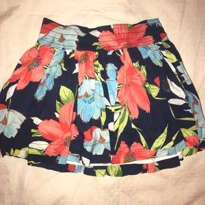 Hollister floral skirt